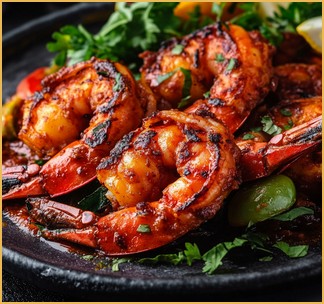 TANDOORI PRAWNS