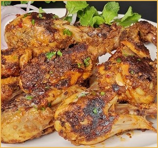 CHICKEN KALMI KABAB (Nawaz Spl.)